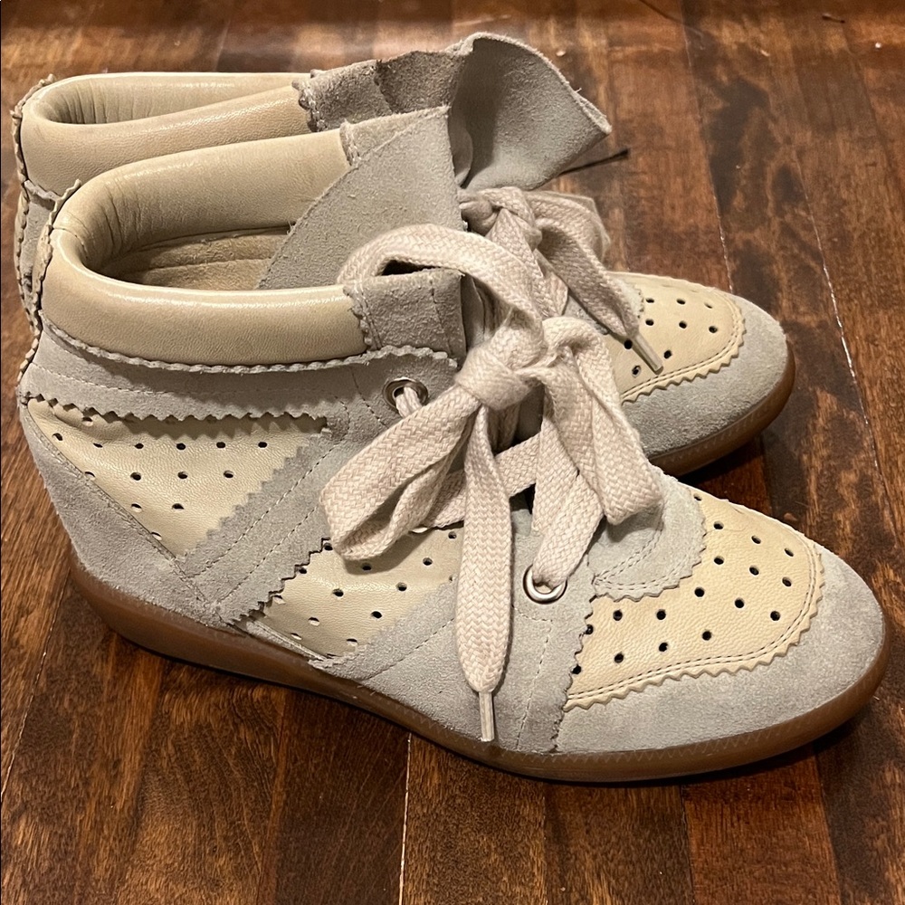 Stylish Isabel Marant wedge  High-Top Sneakers